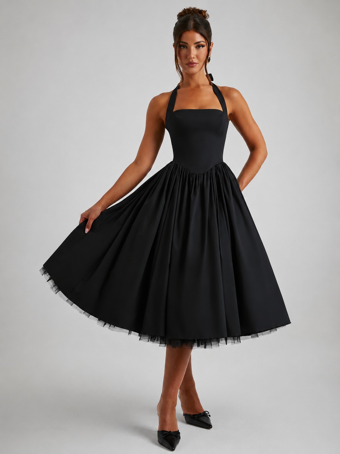 Halter Tulle Dress — Douceur