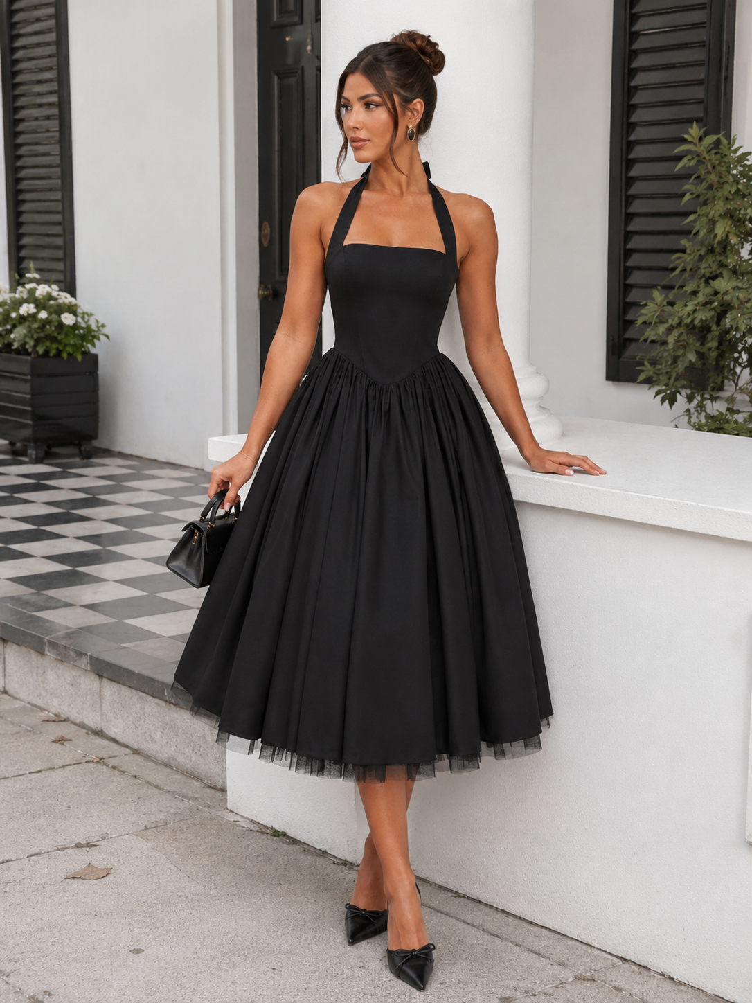 Halter Tulle Dress — Douceur