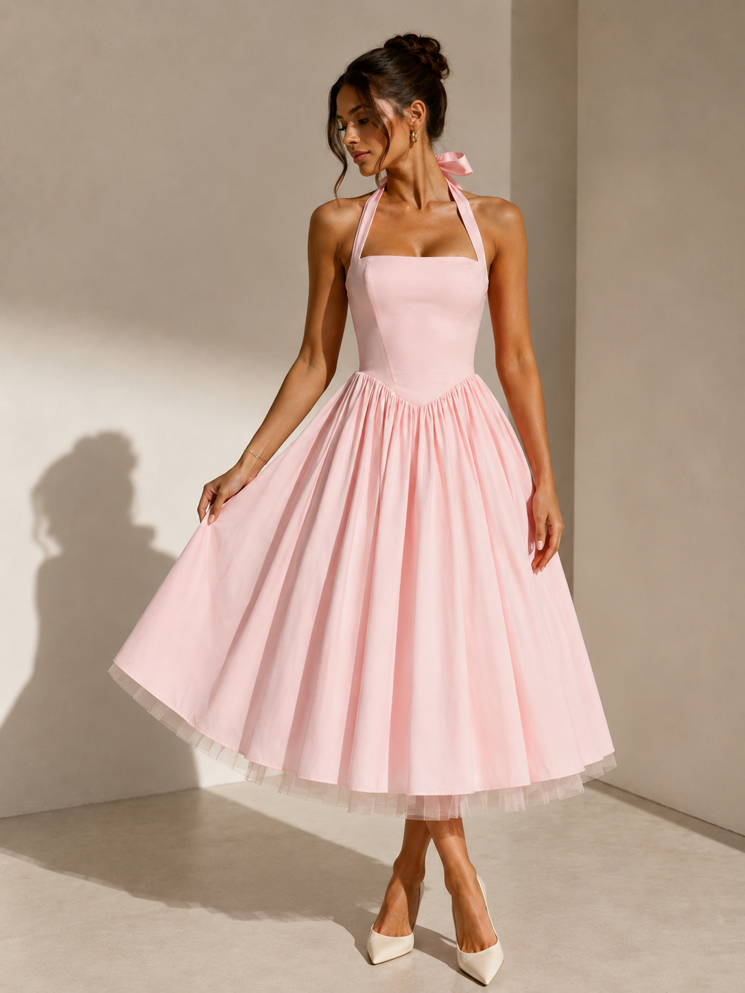 Halter Tulle Dress — Douceur