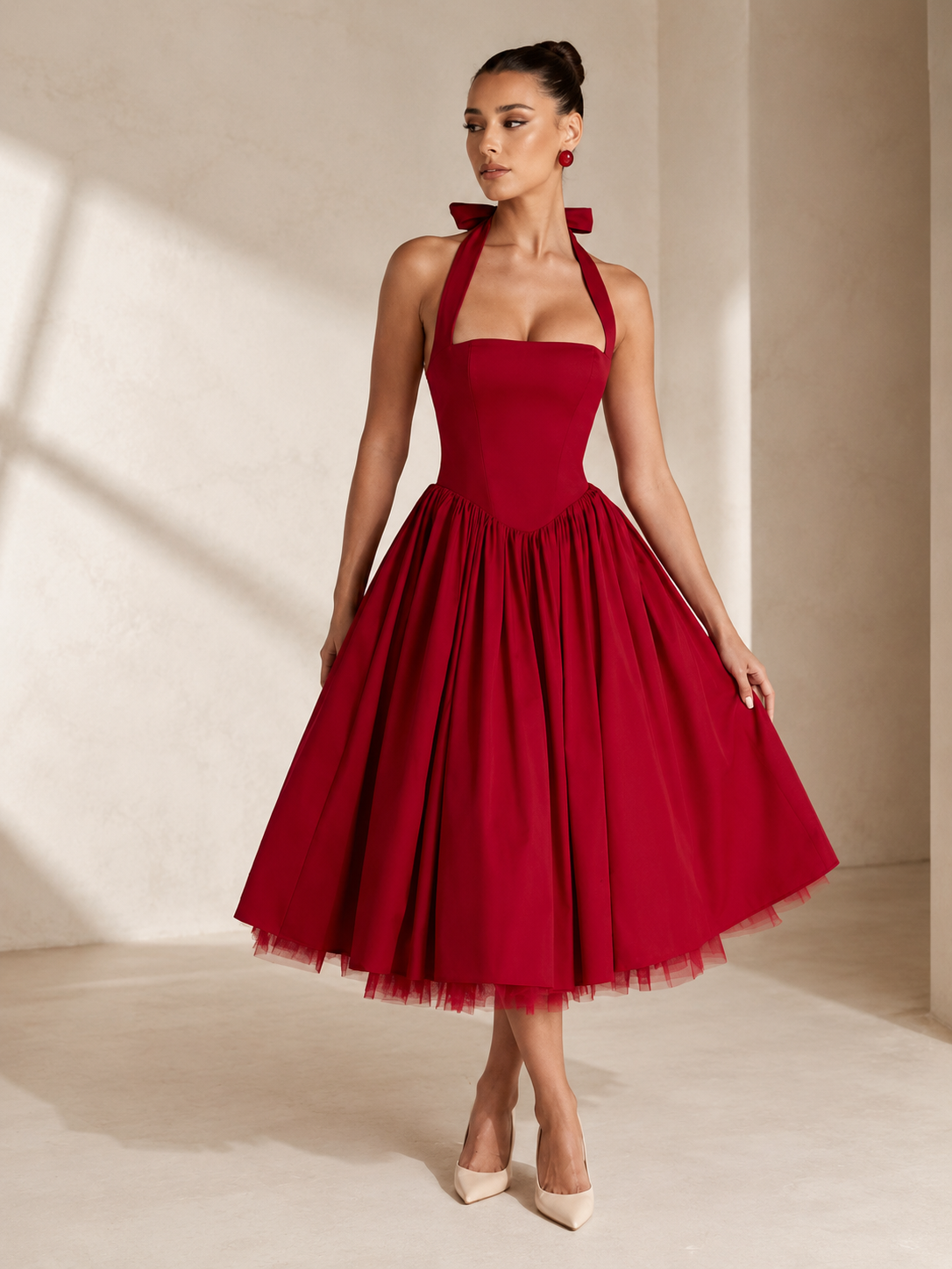 Halter Tulle Dress — Douceur