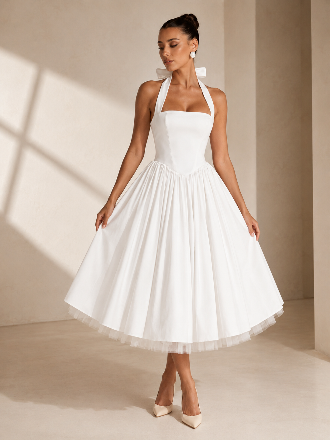 Halter Tulle Dress — Douceur