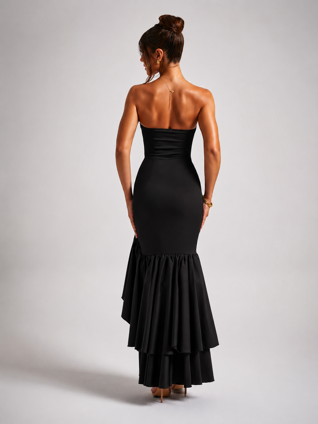 Strapless Cascade Dress — Désir