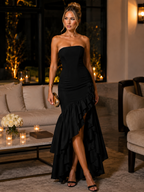 Strapless Cascade Dress — Désir