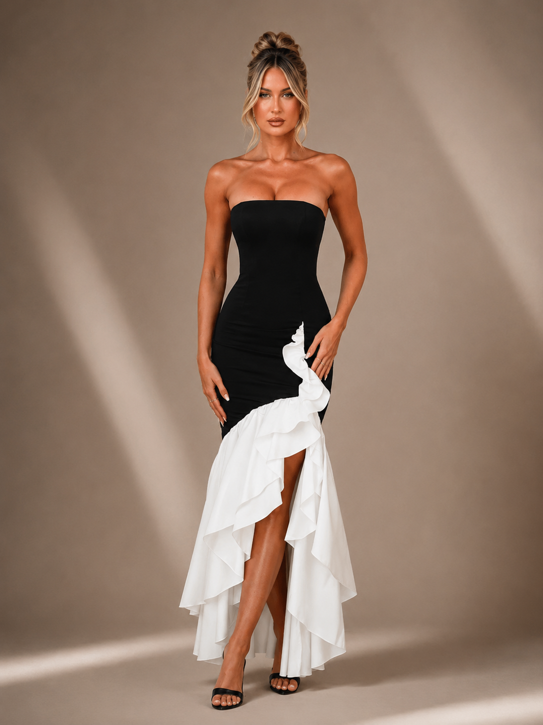 Strapless Cascade Dress — Désir
