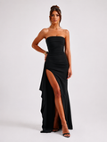 Strapless Plissé Dress — Éternelle