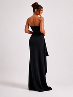Strapless Plissé Dress — Éternelle