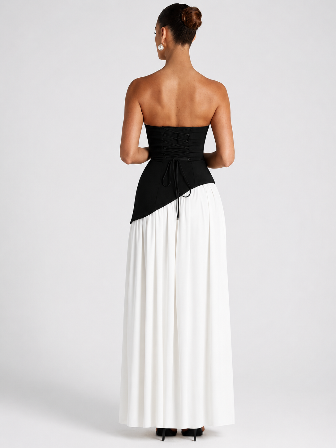 Strapless Scarf Dress — Royale