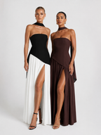 Strapless Scarf Dress — Royale