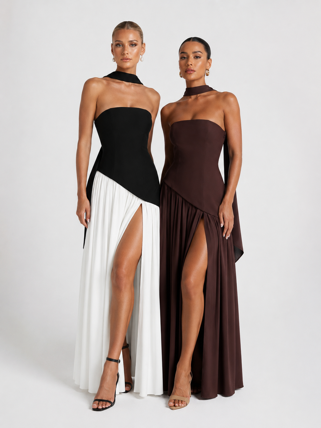 Strapless Scarf Dress — Royale