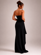 Strapless Ruched Dress — Ombre