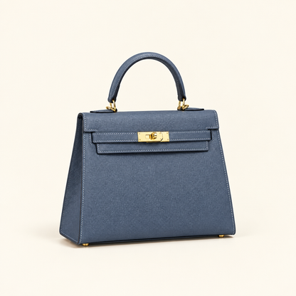 Sac ALMA Bleu ardoise — trois quarts, visuel illustratif