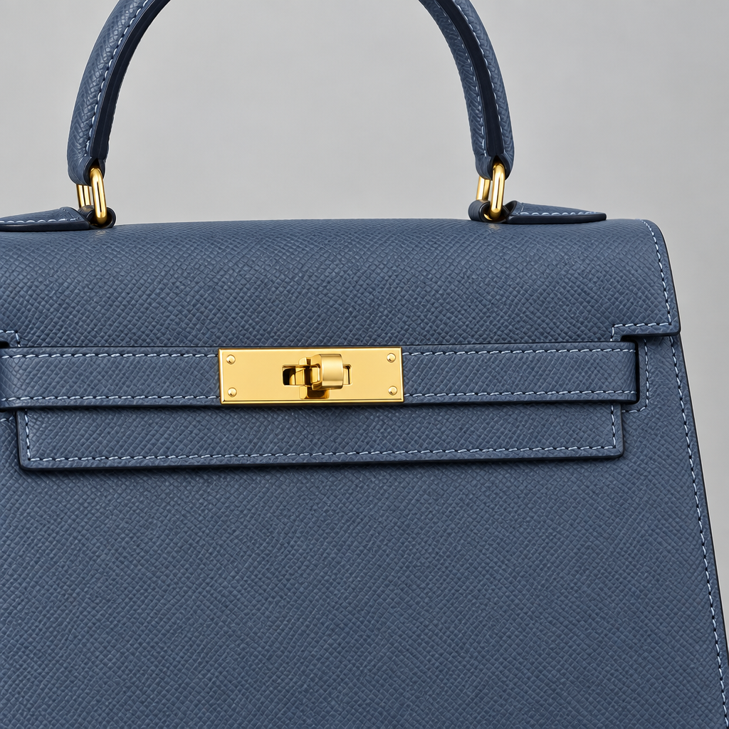 Sac ALMA Bleu ardoise — détail, visuel illustratif