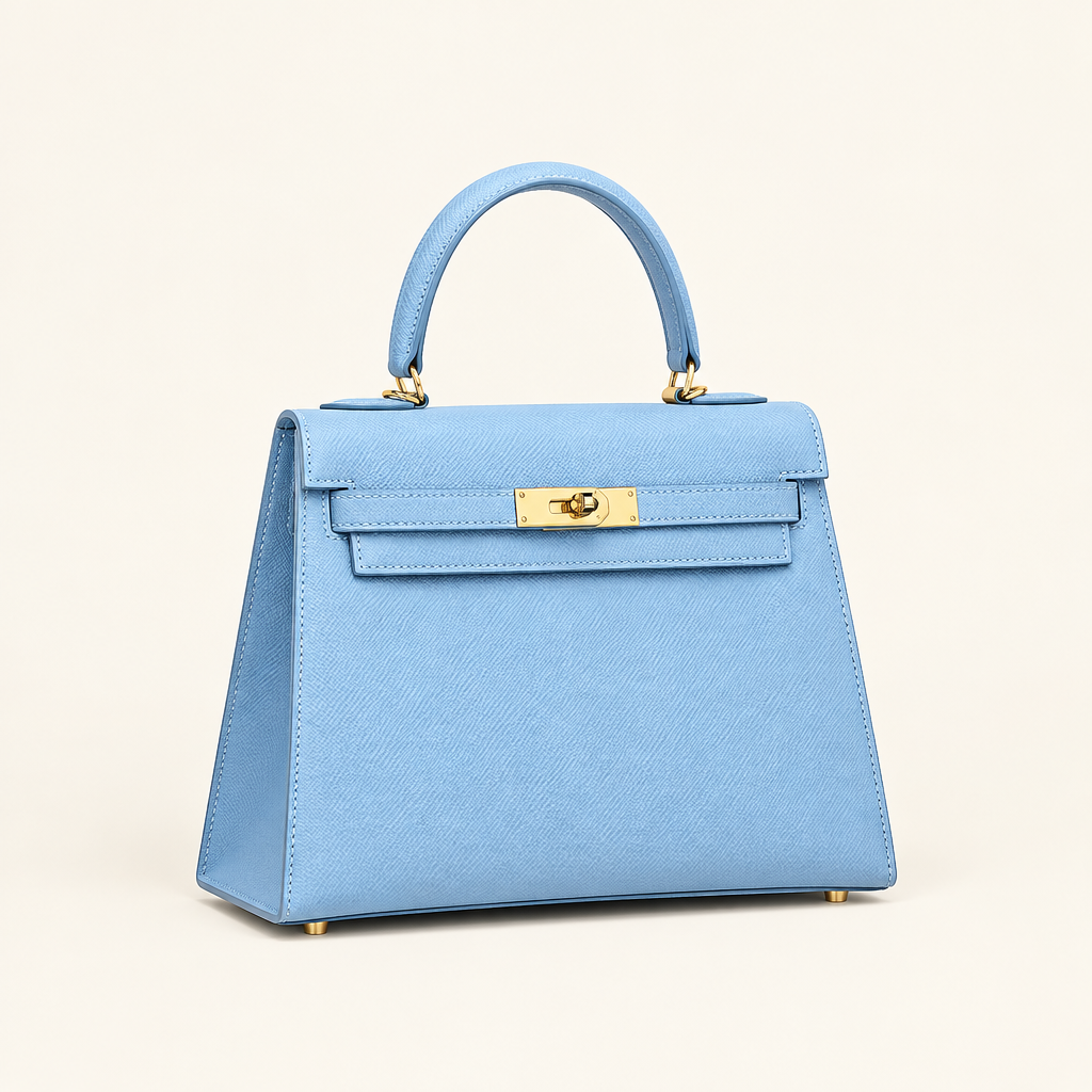 Sac ALMA Bleu ciel — trois quarts, visuel illustratif