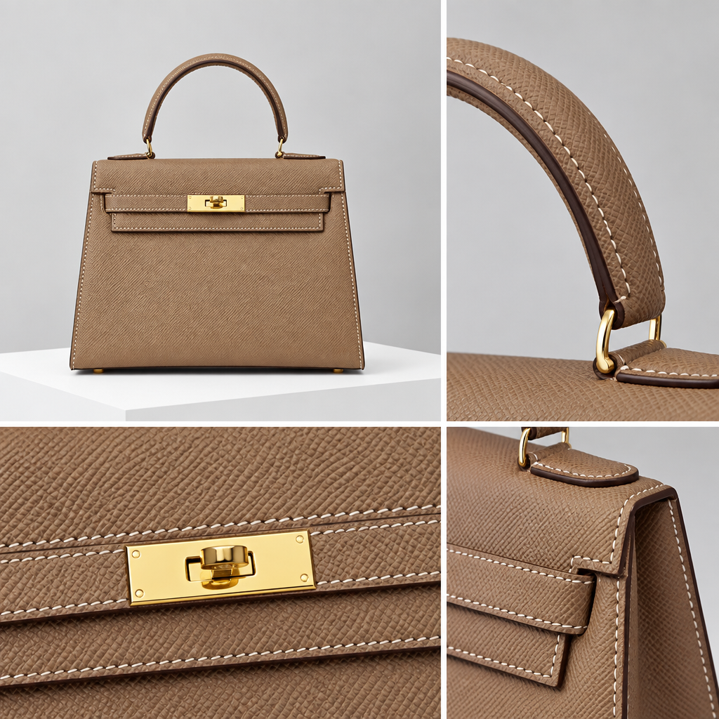 Sac ALMA Camel — détail, visuel illustratif