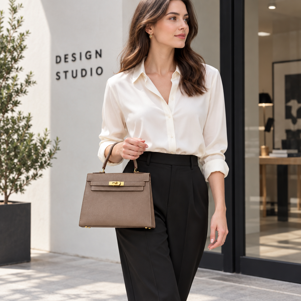 Sac ALMA Camel — en ville, visuel illustratif