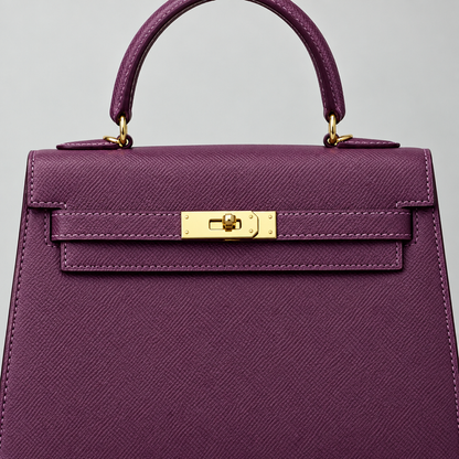 Sac ALMA Prune — détail, visuel illustratif