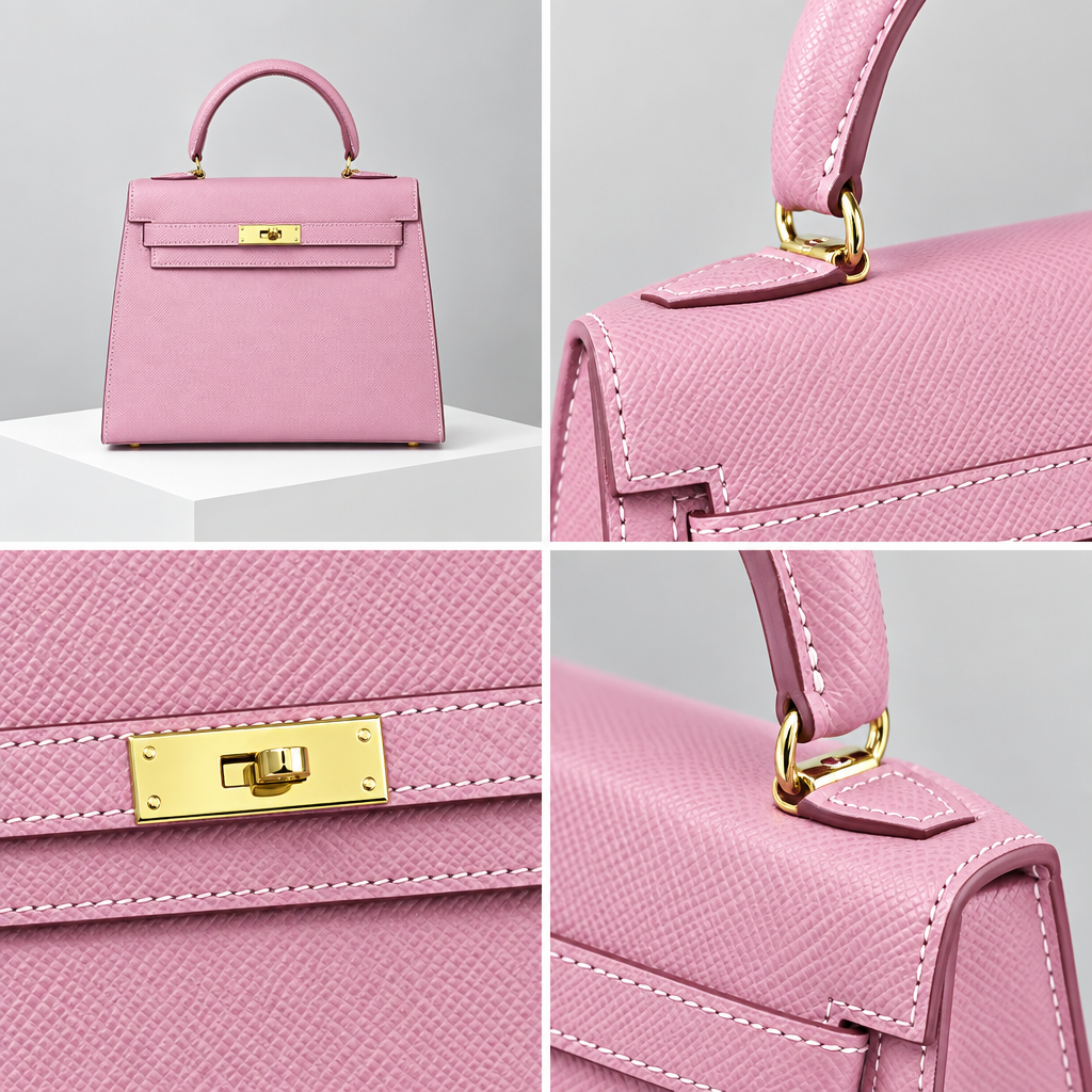 Sac ALMA Rose clair — détail, visuel illustratif