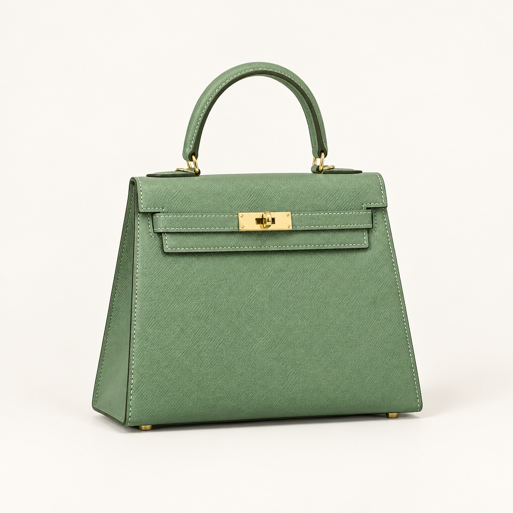Sac ALMA Vert avocat — trois quarts, visuel illustratif