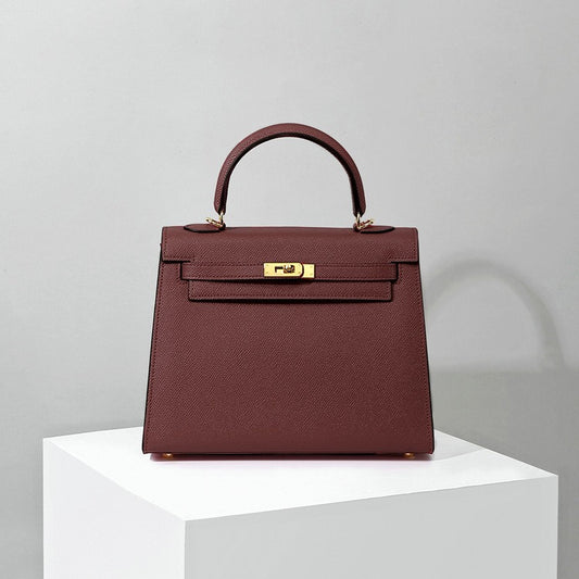 Sac structuré VHYLA bordeaux profond, photo produit